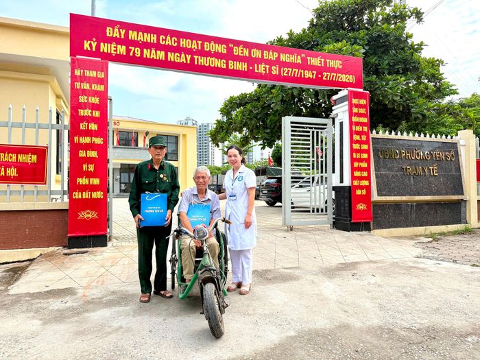 Chương trình lan tỏa truyền thống "Uống nước nhớ nguồn", "Đền ơn đáp nghĩa" trong cộng đồng. Ảnh: Minh Đức