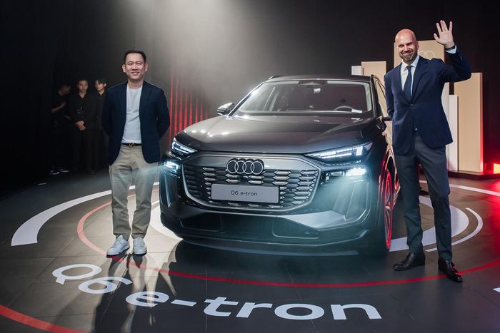 Audi Q6 e-tron là đối thủ đáng gờm của BMW iX. Ảnh: Hoàng Linh