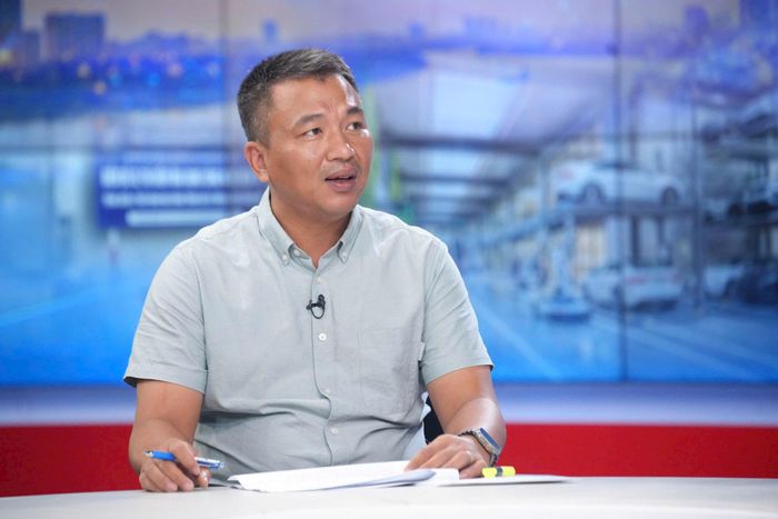 Ông Lương Đức Thắng trao đổi tại Chương trình. Ảnh: Phạm Hùng