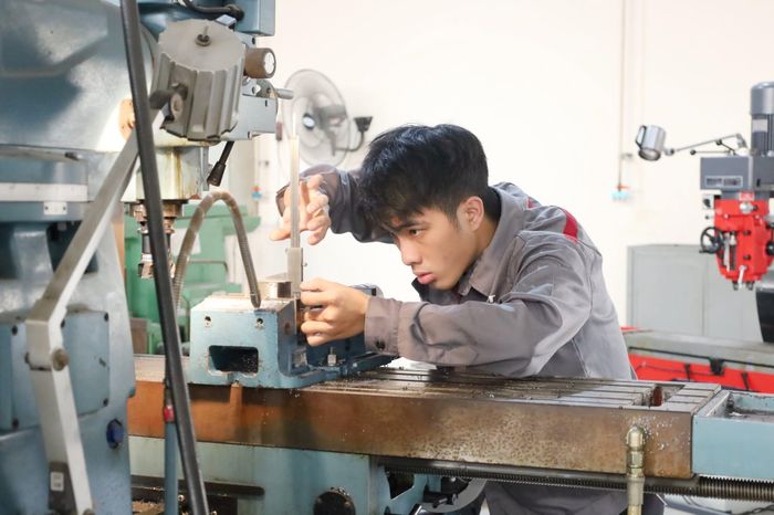 Trường Cao đẳng Công nghệ cao Hà Nội cũng đang đổi mới mạnh mẽ chương trình đào tạo theo hướng gắn với nhu cầu của doanh nghiệp. Ảnh: HHT