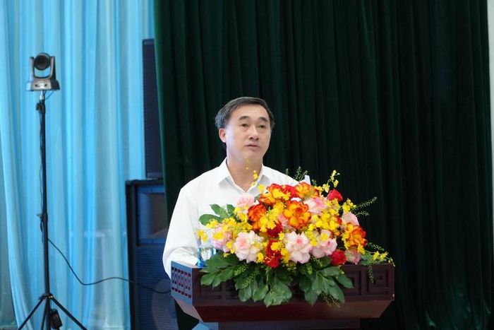 GS.TS Trần Văn Thuấn - Thứ trưởng Bộ Y tế, Chủ tịch Hội đồng Y khoa Quốc gia phát biểu.