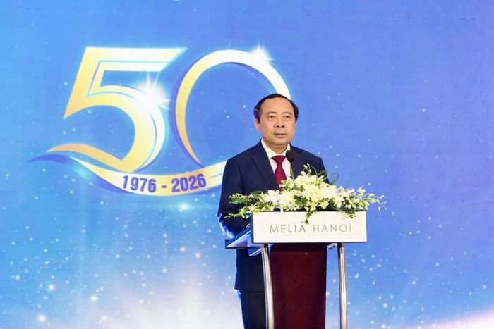 Bộ trưởng Bộ KH&amp;CN Vũ Hải Quân phát biểu tại sự kiện.