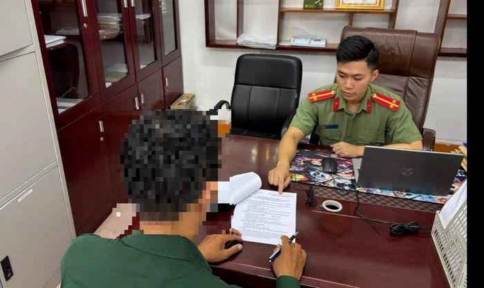 Công dân V.V.G bị Công an phường Cẩm Phả xử phạt 7,5 triệu đồng. Ảnh: Cơ quan công an.