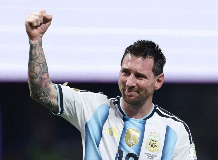  Messi vẫn thể hiện phong độ. Ảnh: Reuters. 