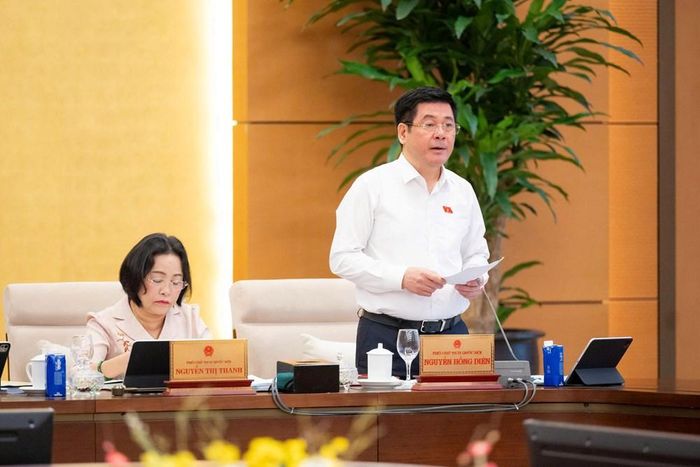 Phó Chủ tịch Quốc hội Nguyễn Hồng Diên phát biểu kết luận