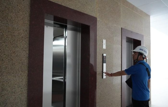 Trang thiết bị tại trụ sở Hải quan sân bay Long Thành đã lắp đặt và vận hành ổn định. Ảnh: Công Phong - TTXVN