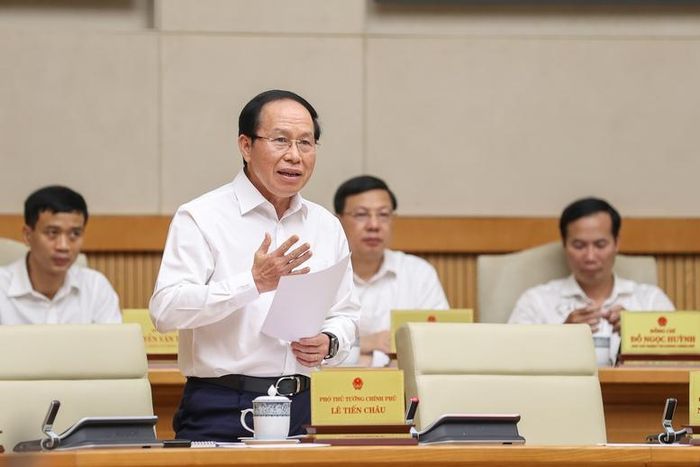 Phó Thủ tướng Lê Tiến Châu phát biểu - Ảnh: VGP/Nhật Bắc