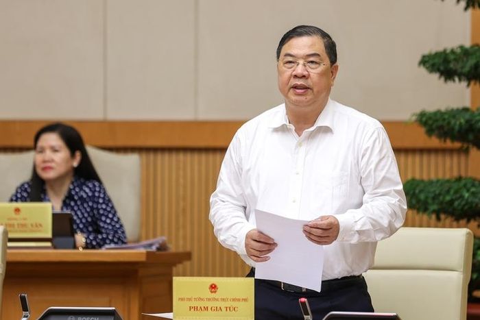Phó Thủ tướng Thường trực Phạm Gia Túc phát biểu - Ảnh: VGP/Nhật Bắc