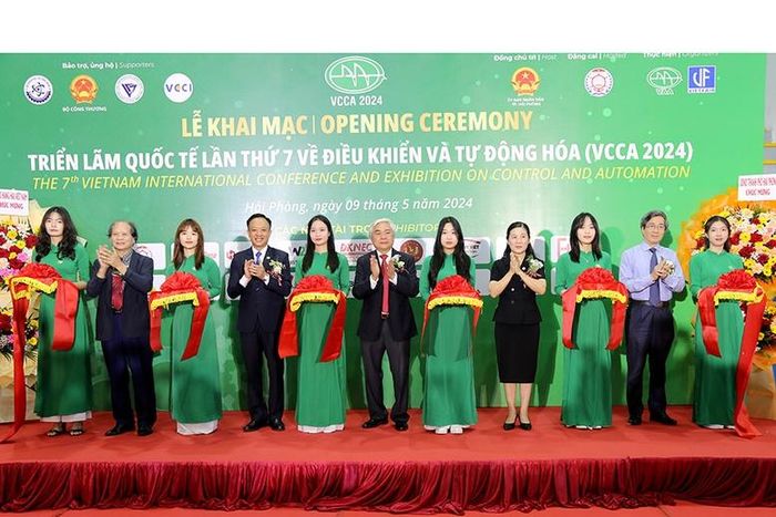Lễ Khai mạc Triển lãm quốc tế về Điều khiển và Tự động hóa lần thứ 7 (VCCA 2024) tại Hải Phòng - Ảnh: VGP
