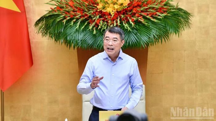 Thủ tướng Lê Minh Hưng chủ trì Phiên họp Chính phủ chuyên đề xây dựng pháp luật tháng 7/2026. (Ảnh: THANH GIANG)