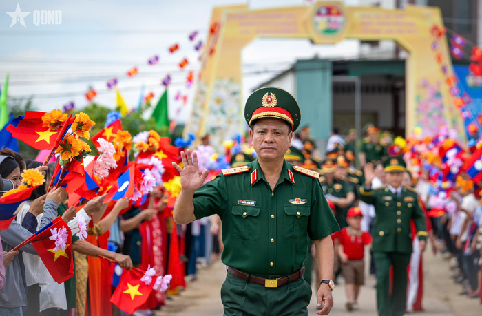 Buổi tổng duyệt diễn ra dưới sự chủ trì của Thượng tướng Nguyễn Trường Thắng.