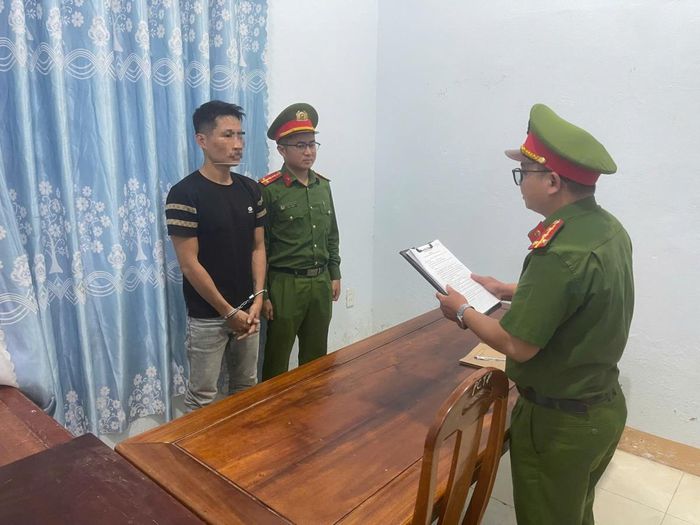 Cơ quan Công an bắt giữ đối tượng N.P.
