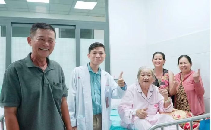 Người bệnh bình phục sau phẫu thuật - Ảnh BVCC