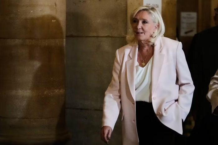 Lãnh đạo đảng cực hữu Pháp, bà Marine Le Pen. Ảnh: AP/Michel Euler.