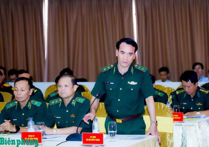 Trung tướng Vũ Trung Kiên phát biểu tại buổi kiểm tra, tổng duyệt. Ảnh: Ngọc Lâm