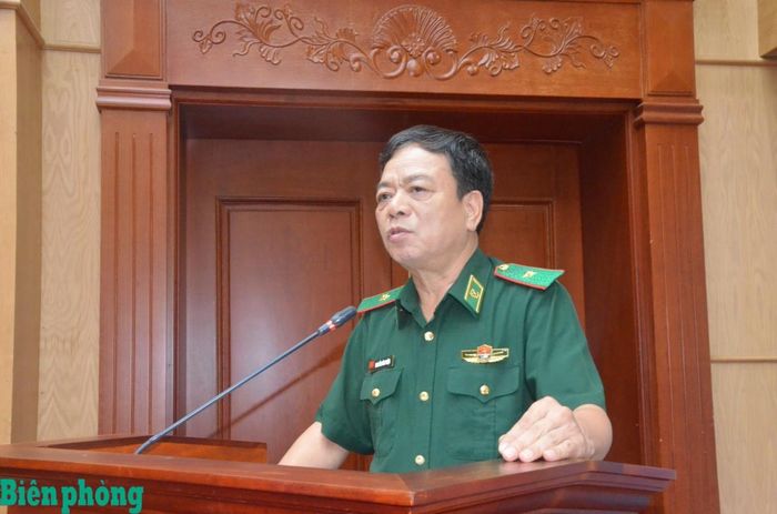 Thiếu tướng Nguyễn Văn Thiện phát biểu chỉ đạo tại hội nghị. Ảnh: Duy Khiêm