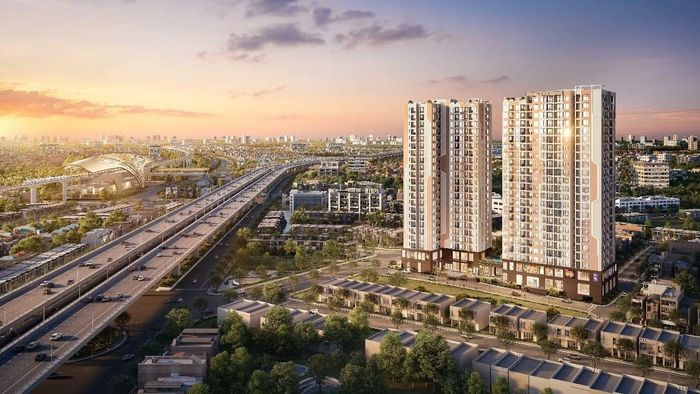 Phối cảnh dự án Fenica tại cửa ngõ Đông TP.HCM.