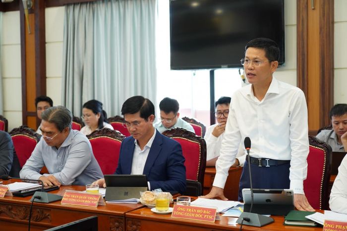 Ông Trần Hồ Bắc – Tổng Giám đốc PTSC đóng góp ý kiến tại Hội thảo góp ý dự án Luật Dầu khí (sửa đổi) do Đoàn Đại biểu Quốc hội TP HCM phối hợp với Tập đoàn Công nghiệp – Năng lượng Quốc gia Việt Nam (Petrovietnam) tổ chức, diễn ra ngày 24/6 tại TP HCM