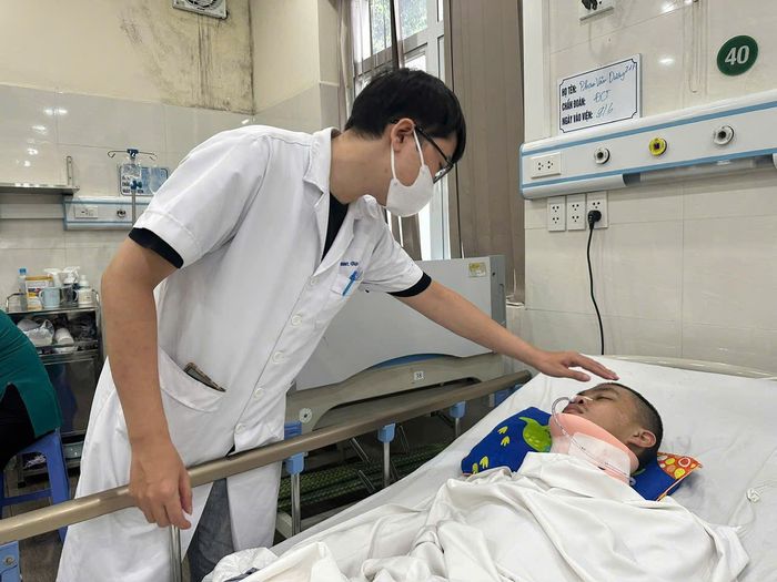 Em Phạm Văn Dương bị tai nạn giao thông chấn thương sọ não nặng
