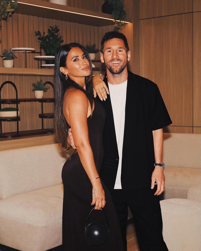 Vợ chồng Messi. Ảnh: Instagram của nhân vật.