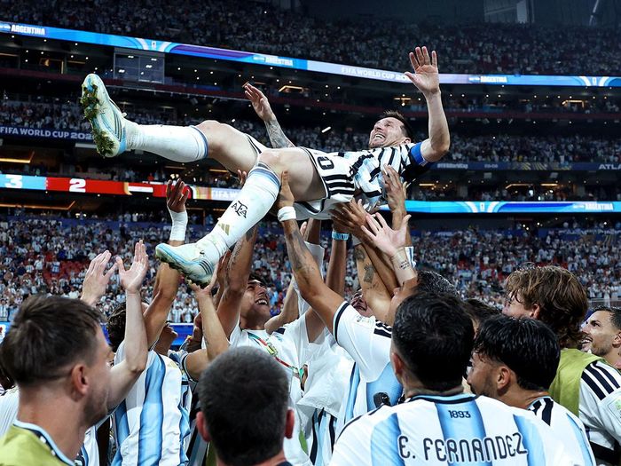 Messi có một trận đấu đi vào lịch sử. Ảnh: AFA