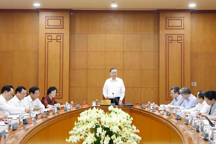 Tổng Bí thư, Chủ tịch nước: Chất lượng nguồn lao động Việt Nam là tài sản vô giá của quốc gia. Ảnh: TTXVN