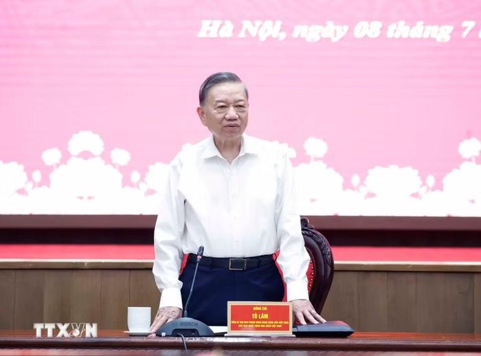Tổng Bí thư, Chủ tịch nước Tô Lâm phát biểu chỉ đạo. (Ảnh: Thống Nhất/TTXVN)