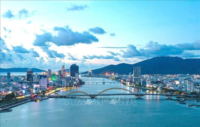 Thành phố Đà Nẵng nhìn từ trên cao. Ảnh: Quốc Dũng/TTXVN