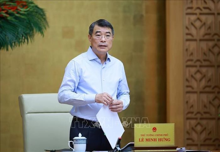 Thủ tướng Lê Minh Hưng chủ trì Phiên họp Chính phủ chuyên đề về xây dựng pháp luật tháng 7 năm 2026. Ảnh: Dương Giang/TTXVN