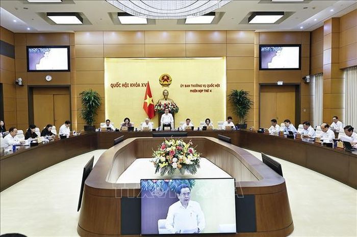 Chủ tịch Quốc hội Trần Thanh Mẫn phát biểu khai mạc Phiên họp. Ảnh: Doãn Tấn/TTXVN