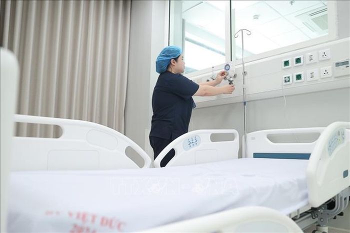 Đến nay, bệnh viện đã chuẩn bị sẵn sàng cho ngày khai trương. Ảnh: Minh Quyết/TTXVN