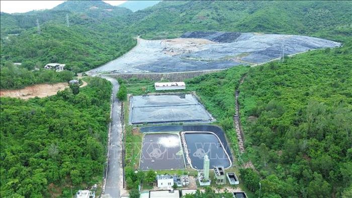 Nhà máy xử lý rác thải Lương Hòa, phường Bắc Nha Trang (Khánh Hòa). Ảnh: Nguyễn Thành/TTXVN