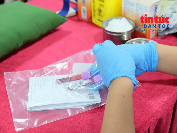 Toàn bộ dữ liệu thu nhận thông tin ADN tích hợp trên phần mềm căn cước đã được truyền về Cục C06 - Bộ Công an ngay trong đợt cao điểm.