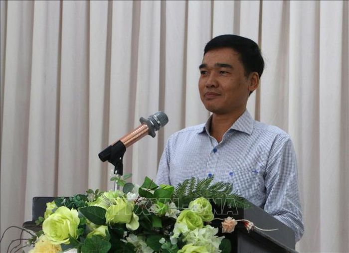 Ông Lê Thanh Tâm, Phó Giám đốc Sở Khoa học và Công nghệ thành phố Cần Thơ phát biểu. Ảnh: Duy Khương/TTXVN