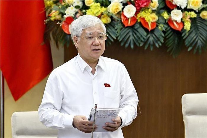 Phó Chủ tịch Thường trực Quốc hội Đỗ Văn Chiến phát biểu. Ảnh: Doãn Tấn/TTXVN