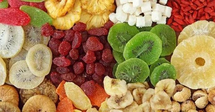 Các loại trái cây sấy dẻo được chế biến ở nhiệt độ phù hợp và không bổ sung nhiều đường.