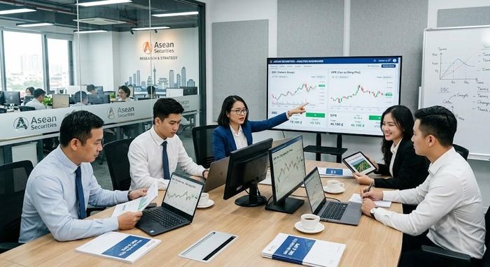 Khuyến nghị cổ phiếu: Asean Securities theo dõi DBC, SSI duy trì đánh giá khả quan với DPR. Ảnh minh họa do AI tạo