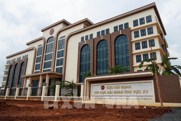 Trụ sở Hải quan tại sân bay Long Thành đã hoàn thành. Ảnh: Công Phong - TTXVN