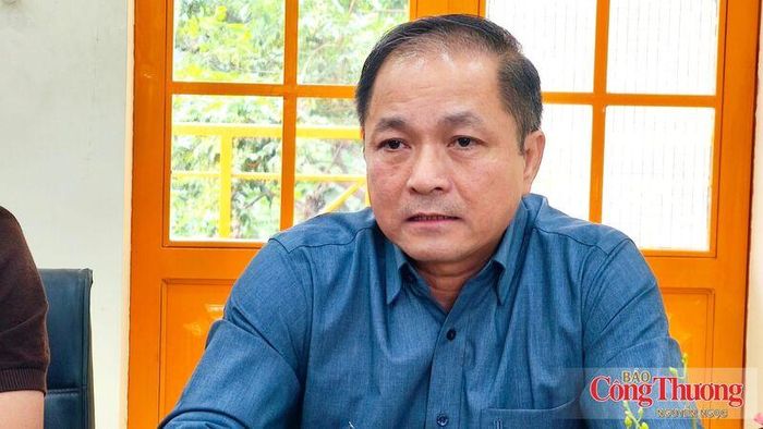 Ông Đào Duy Anh, Phó Cục trưởng Cục Đổi mới sáng tạo, Chuyển đổi xanh và Khuyến công (Bộ Công Thương) trao đổi tại buổi làm việc.