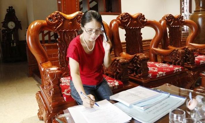 Bà Chu Thị Hòa tích cực trao đổi, hỗ trợ thân nhân liệt sĩ thông qua mạng xã hội.