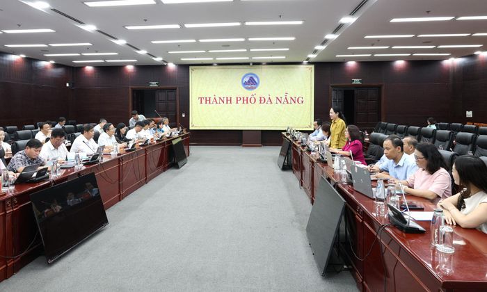 Quang cảnh buổi làm việc. Ảnh: NGỌC HÀ