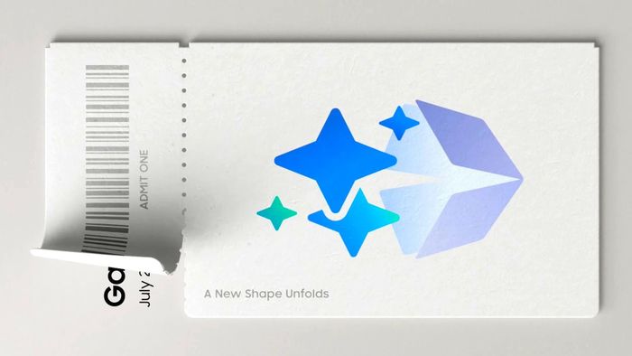 Samsung prints the invitation to the next Galaxy Unpacked event right at your home.