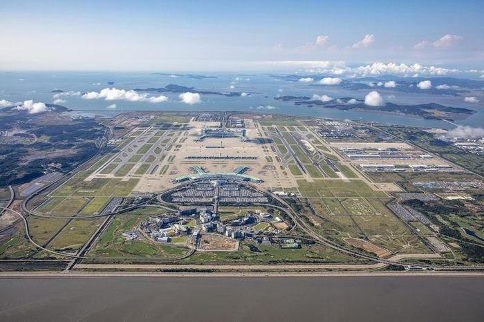 Toàn cảnh sân bay quốc tế Incheon trên đảo Yeongjong, thành phố Incheon, Hàn Quốc. Ảnh: The Korea Times