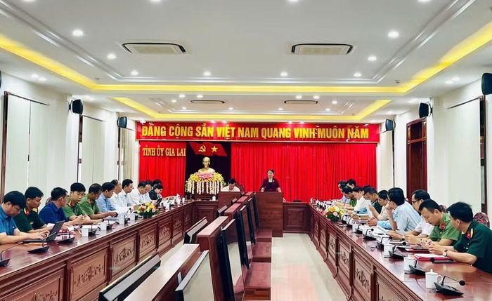  Quang cảnh buổi làm việc. Ảnh: P.D 