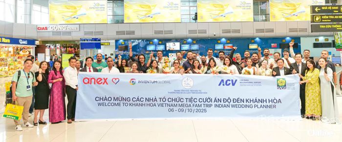 Đoàn các nhà tổ chức tiệc cưới Ấn Độ đến Khánh Hòa khảo sát nhằm tìm hiểu tiềm năng phát triển du lịch cưới, góp phần mở rộng thị trường khách Ấn Độ và các phân khúc du lịch quốc tế giàu tiềm năng.