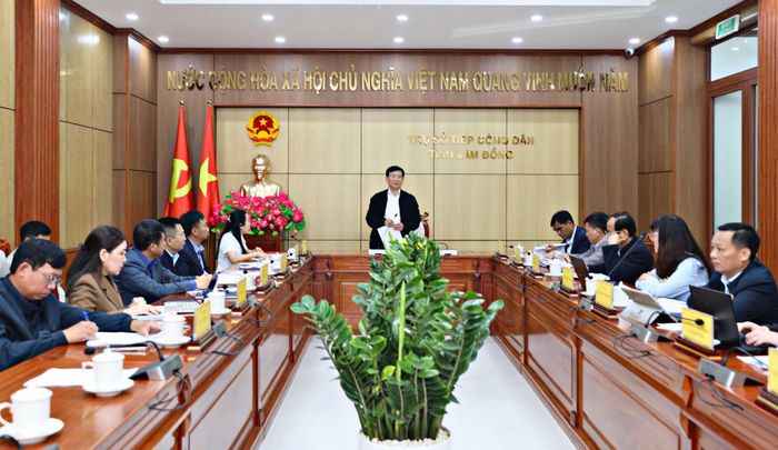 Ủy viên Ban Chấp hành Trung ương Đảng, Phó Bí thư Tỉnh ủy, Chủ tịch UBND tỉnh Lâm Đồng Hồ Văn Mười chủ trì buổi tiếp công dân định kỳ tháng 3/2026