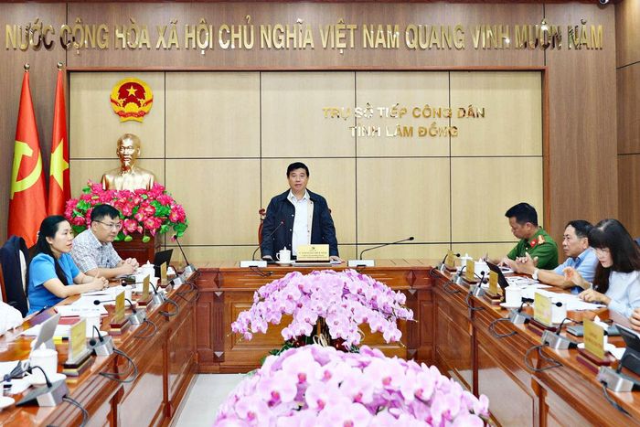 Ủy viên Ban Chấp hành Trung ương Đảng, Bí thư Tỉnh ủy, Trưởng Đoàn ĐBQH tỉnh Lâm Đồng Y Thanh Hà Niê Kđăm chủ trì buổi tiếp công dân định kỳ tháng 6/2026 (Ảnh: Chính Thành)