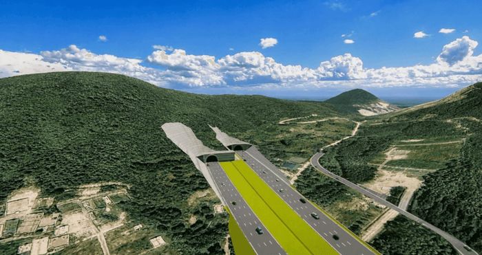 Phối cảnh hầm Đại Huệ trên cao tốc Vinh - Thanh Thủy. Ảnh: Thành Duy