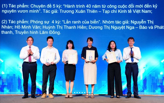 Phóng viên Báo và Phát thanh, Truyền hình Lâm Đồng đoạt Giải Báo chí khu vực Tây Nguyên và Duyên hải miền Trung lần thứ I