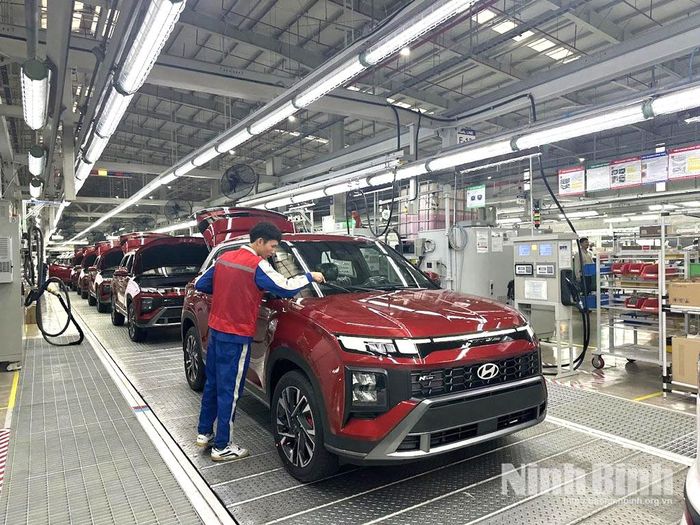 Công ty Cổ phần Sản xuất ô tô Hyundai Thành Công Việt Nam đóng trên địa bàn tỉnh Ninh Bình là doanh nghiệp điển hình có đóng góp lớn cho ngân sách Nhà nước.